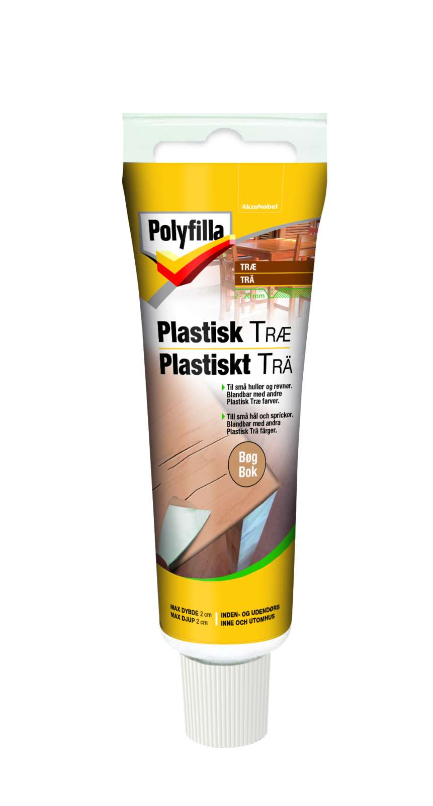1381516 POLYFILLA PLASTISK TRÆ BØG 75G