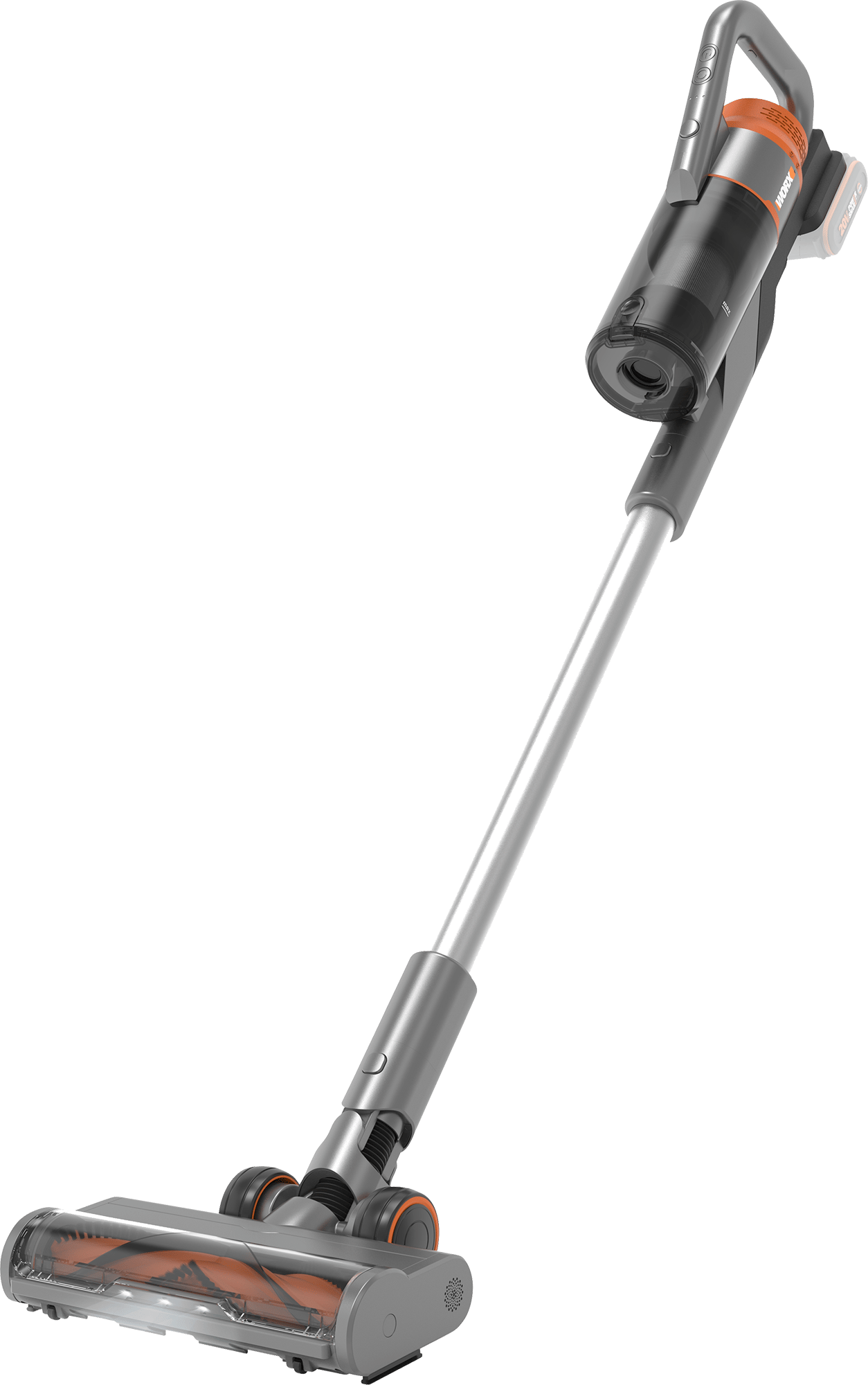 2391879 WORX 20V STØVSUGER WX038 KULFRI INKL 2X2,0AH BATTERIER 2