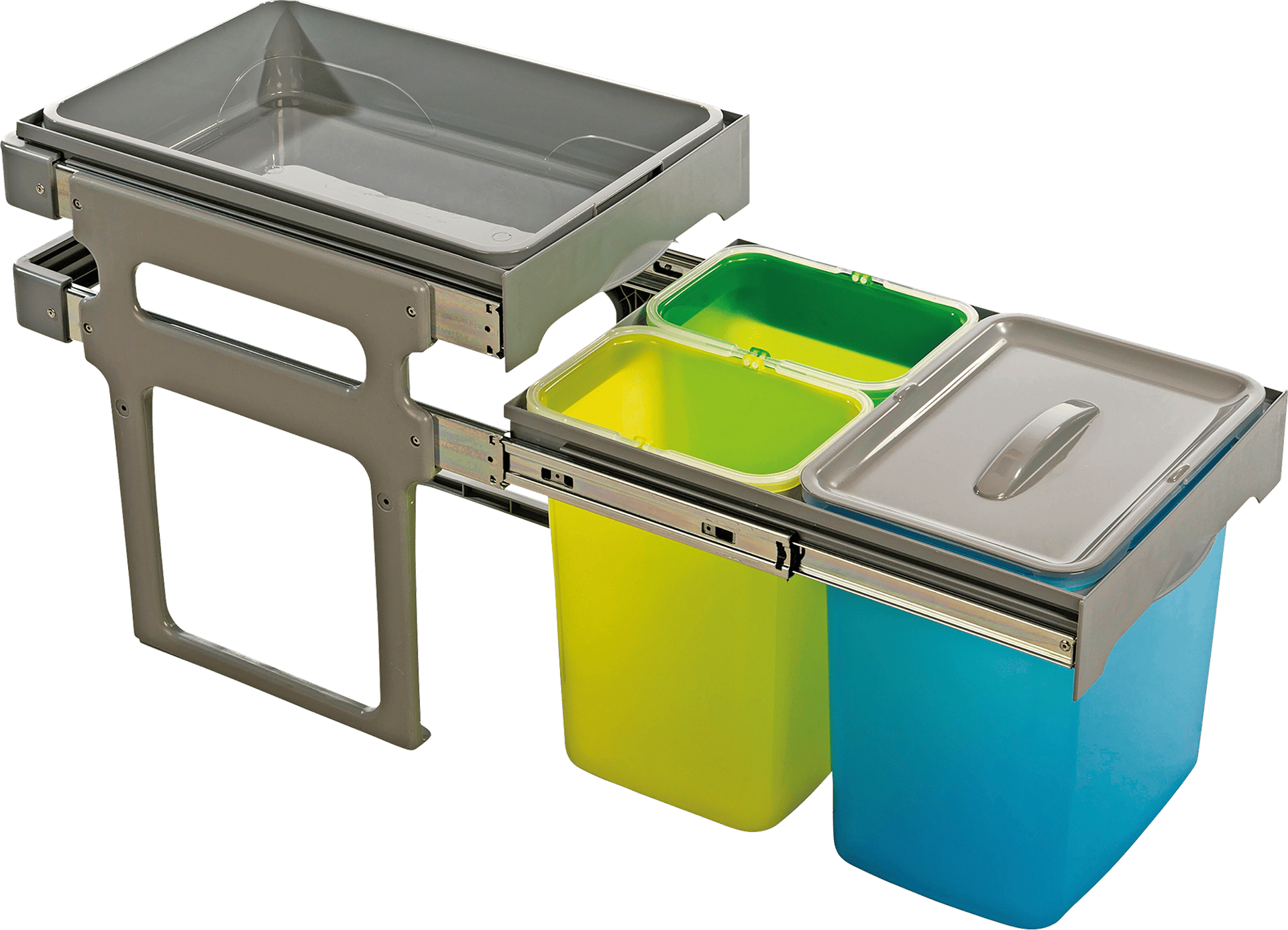 2278010 INTRA AFFALDSSYSTEM TANK40 3 1X16L, 2X8L, BAKKE