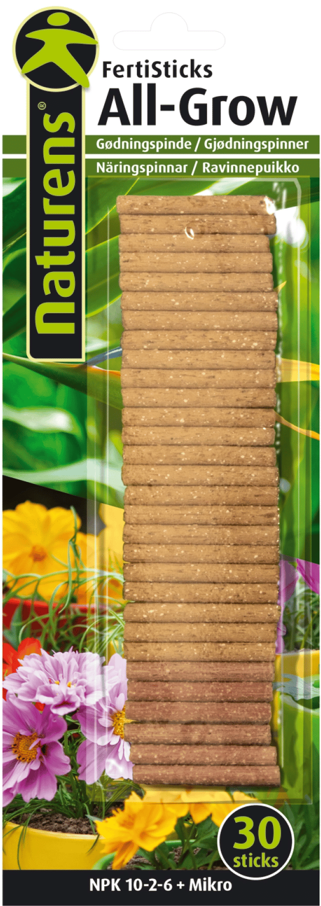 2171792 NATURENS ALL GROW 30 STK GØDNINGSPINDE 1