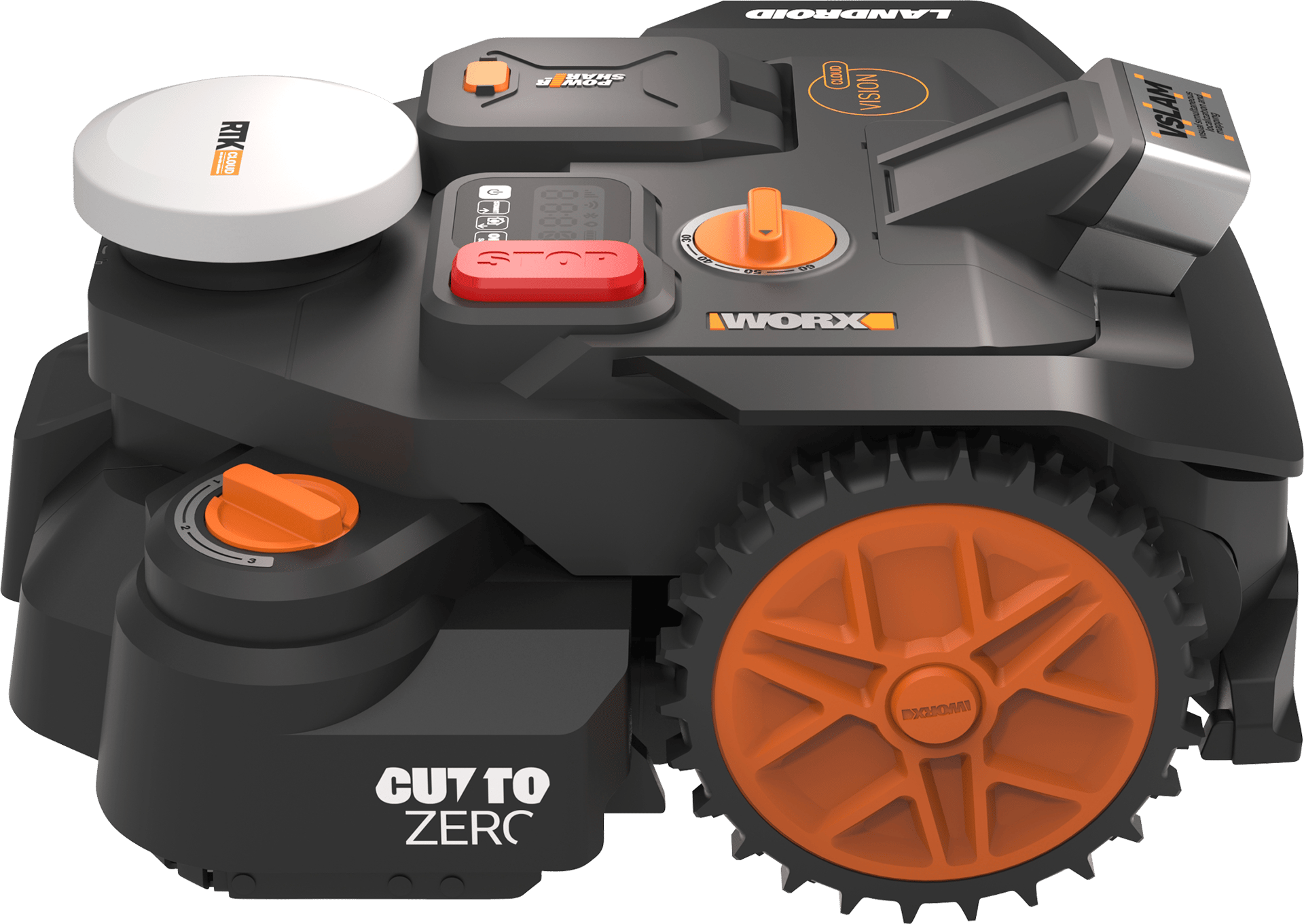 2543303 WORX VISION CLOUD 600M2 AI RTK ROBOT PLÆNEKLIPPER 3
