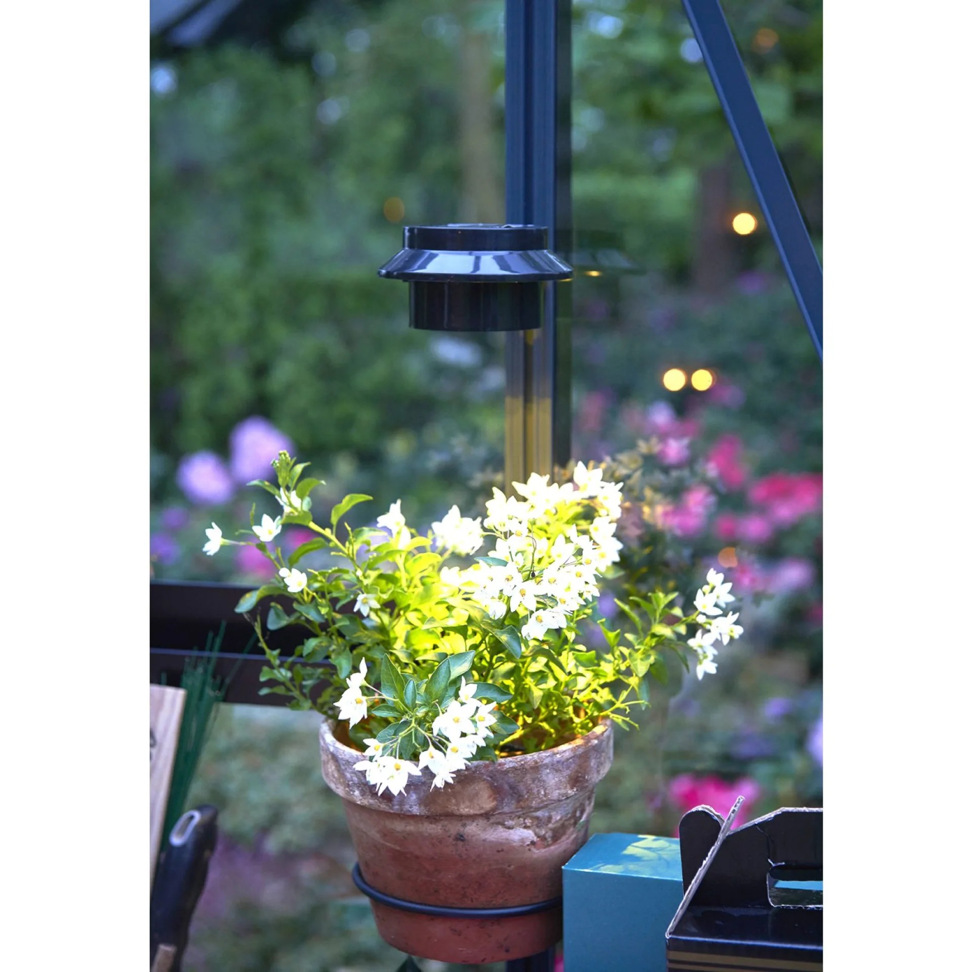 1913832 JULIANA SOLAR LED LAMPE SORT INKL BESLAG 1
