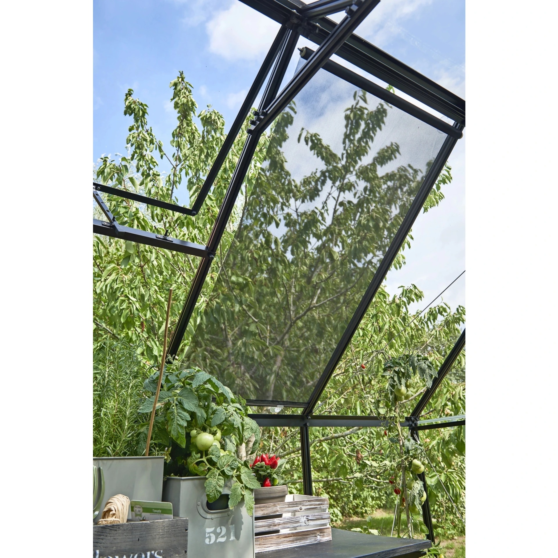 2173240 SKYGGEGARDIN HALLS SORT 60X200CM 2 STK 1