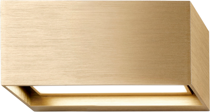 9149432 LINEA W1 VÆGLAMPE 150 MESSING 1