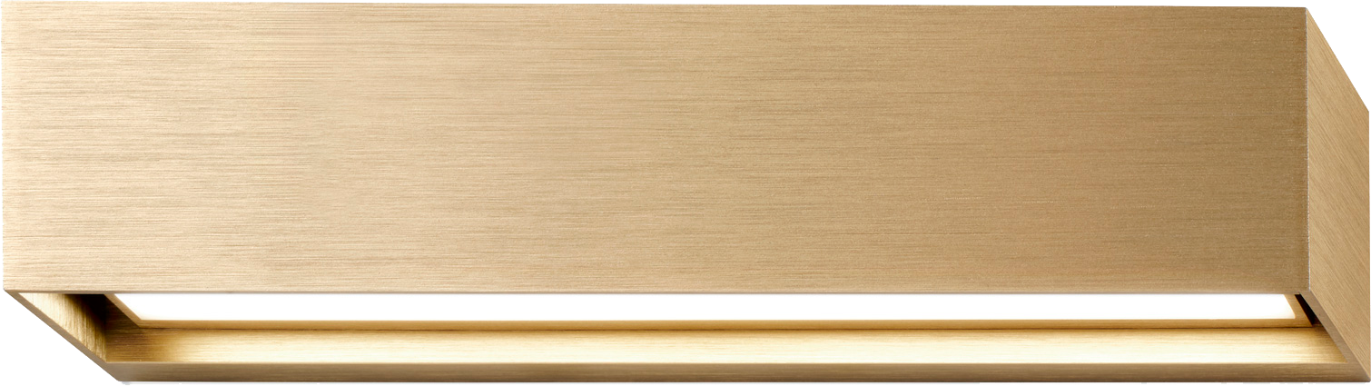 9149437 LINEA W1 VÆGLAMPE 300 MESSING 1