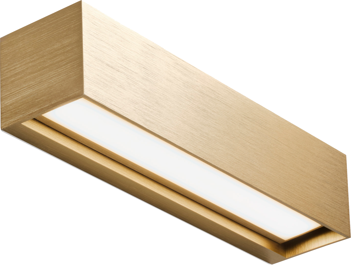 9149437 LINEA W1 VÆGLAMPE 300 MESSING 2