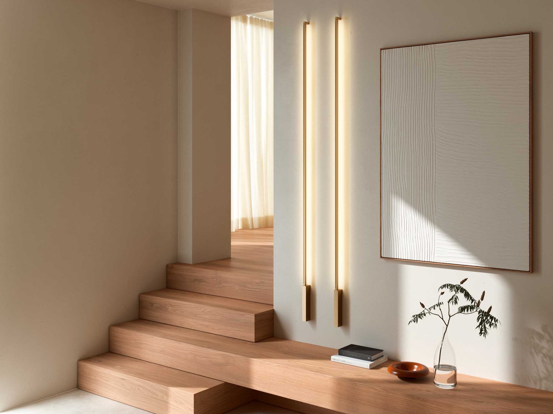 9149425 STRIPE CW 2000 LOFTVÆGLAMPE MESSING 5