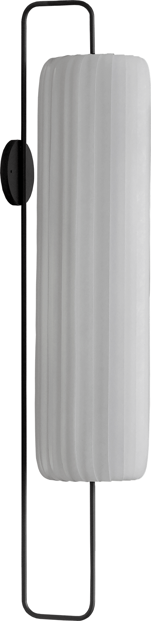 9149510 TOM ROSSAU TR37 VÆGLAMPE HVID NONWOVEN 25X142CM E27 7W A60 LED