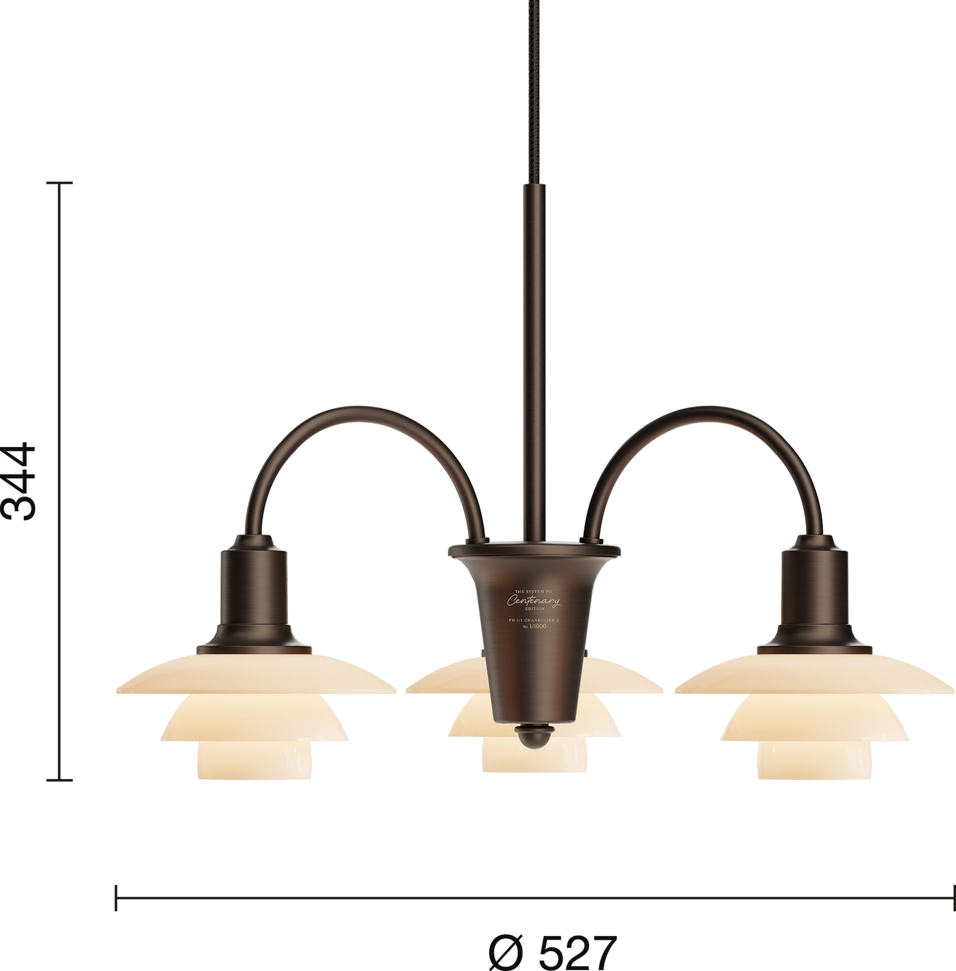 9149570 PH Centenary PH 1 1 Chandelier 3 EU Measurement