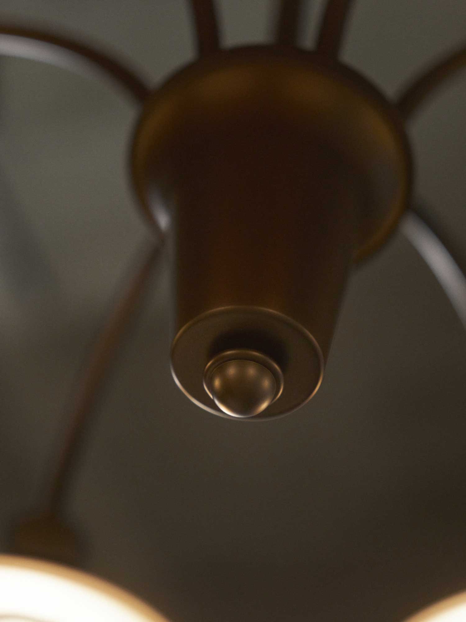 9149572 SS26 PH Centenary Studio Chandelier 9 ON Close Up 299