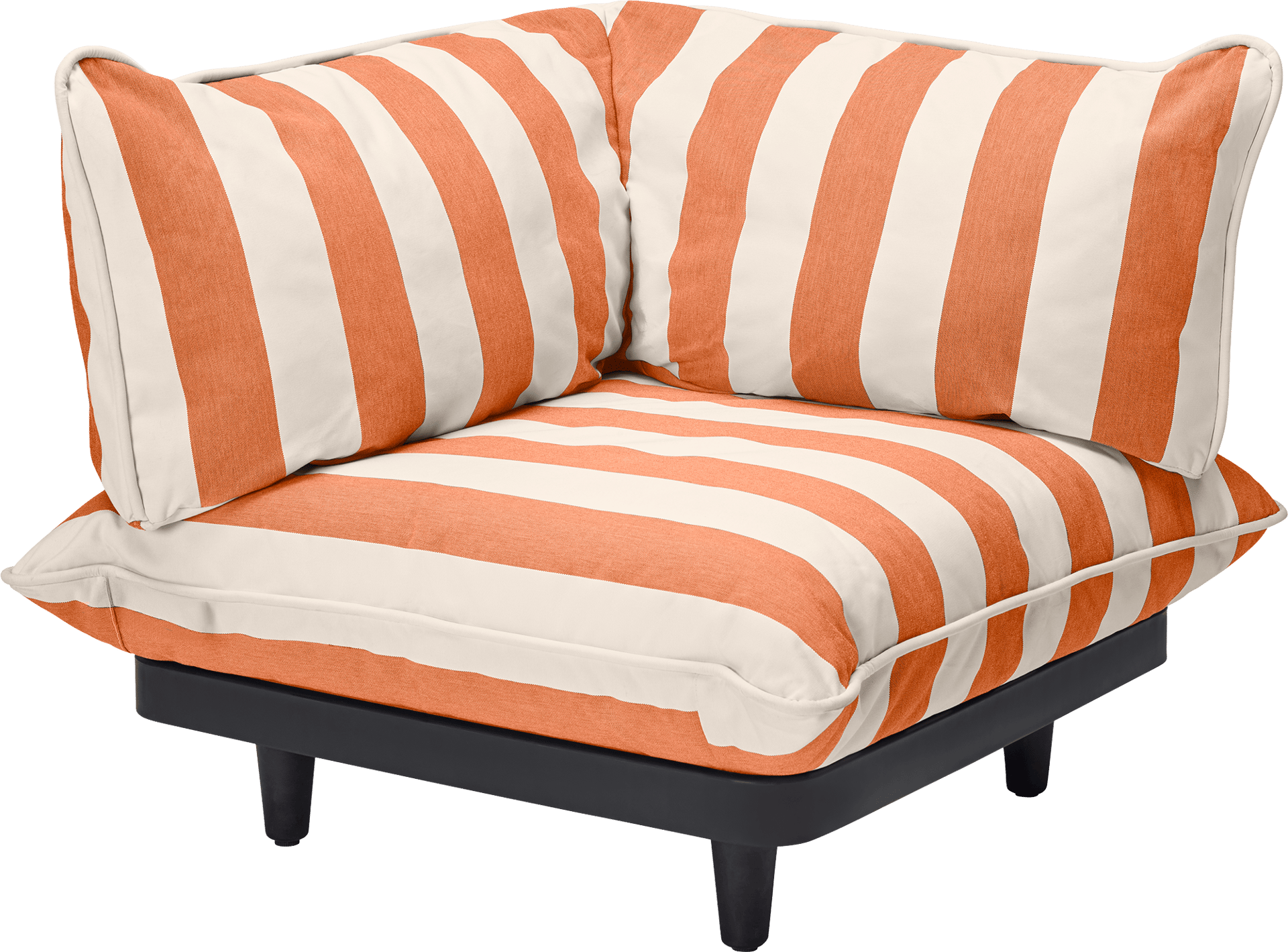 9149319 Fatboy Paletti Corner Seat Right Stripe Orange Creme Packshot 01 107469