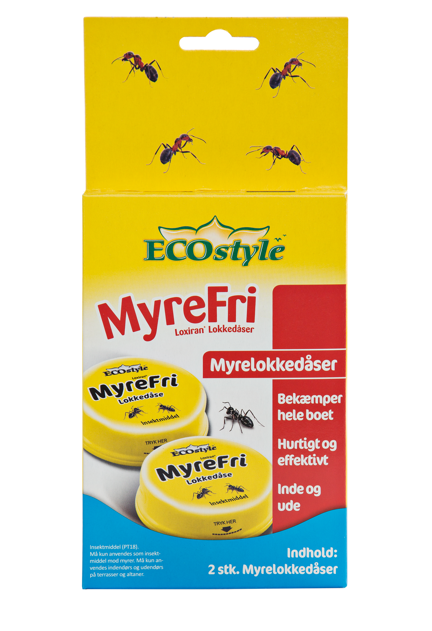 1410597 ECOSTYLE MYREFRI LOXIRAN LOKKEDÅSE 2 STK.1