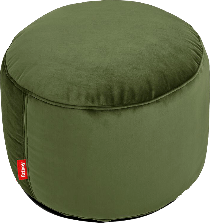 9149184 FATBOY POINT VELVET PUFF RECYCLED DYB GRØN 1