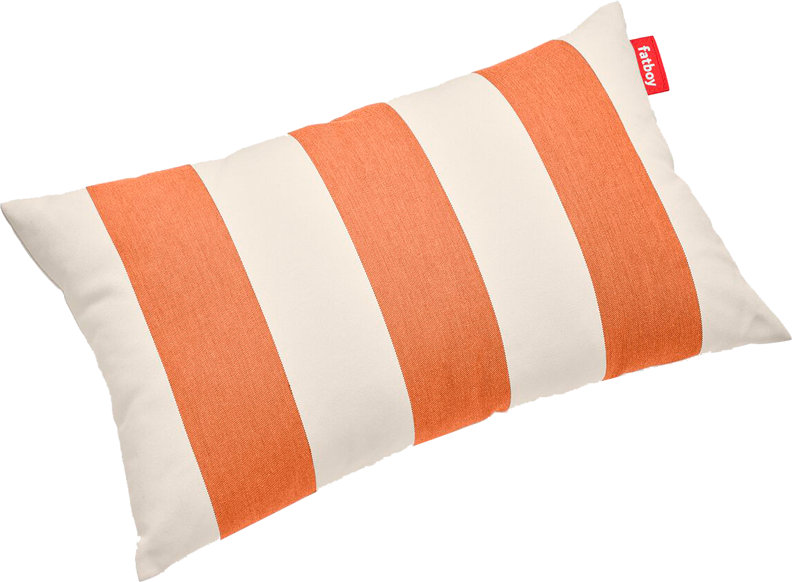 9149281 FATBOY KING PUDE MED STRIBER, ORANGE CREME 1