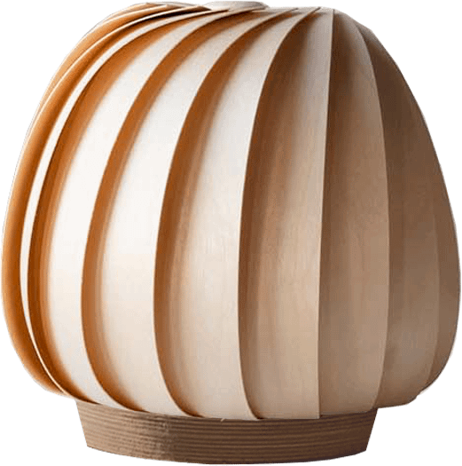 9149533 TOM ROSSAU ST906 BORDLAMPE XS BIRK NATUR 13X13CM G9 3,8W LED 4