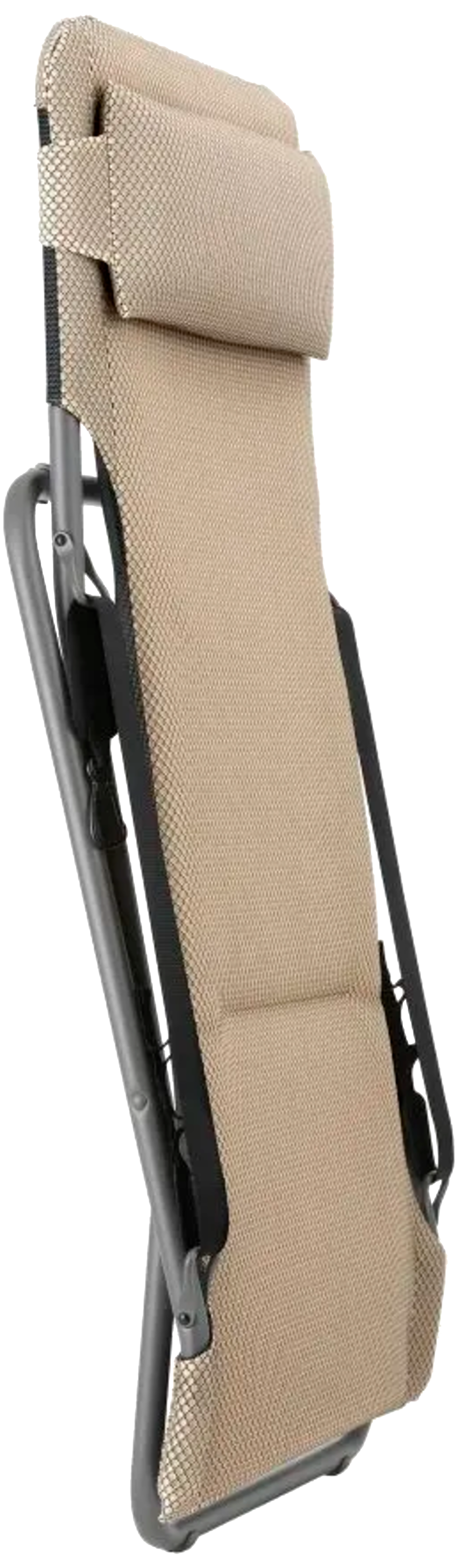 9149550 LAFUMA TRANSABED LIGGESTOL BE COMFORT HYNDE MOKKA MED GRÅT STEL 3