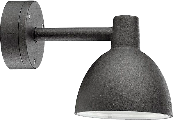 9146679 TOLDBOD 220 UDENDØRS VÆGLAMPE Ø220MM E27 SORT 0
