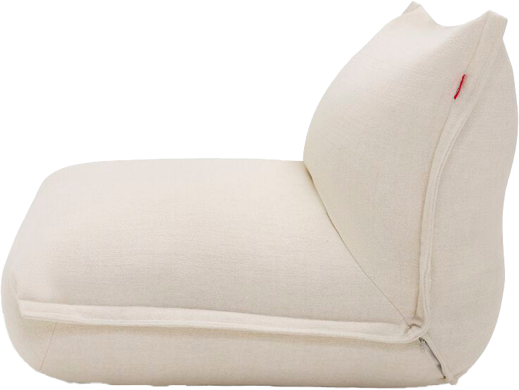 9149261 FATBOY THE BONBARON SLIM BOUCLE RECYCLED LOUNGESTOL CREME 2