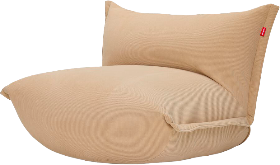 9149263 FATBOY THE BONBARON SLIM BOUCLE RECYCLED LOUNGESTOL BEIGE 1
