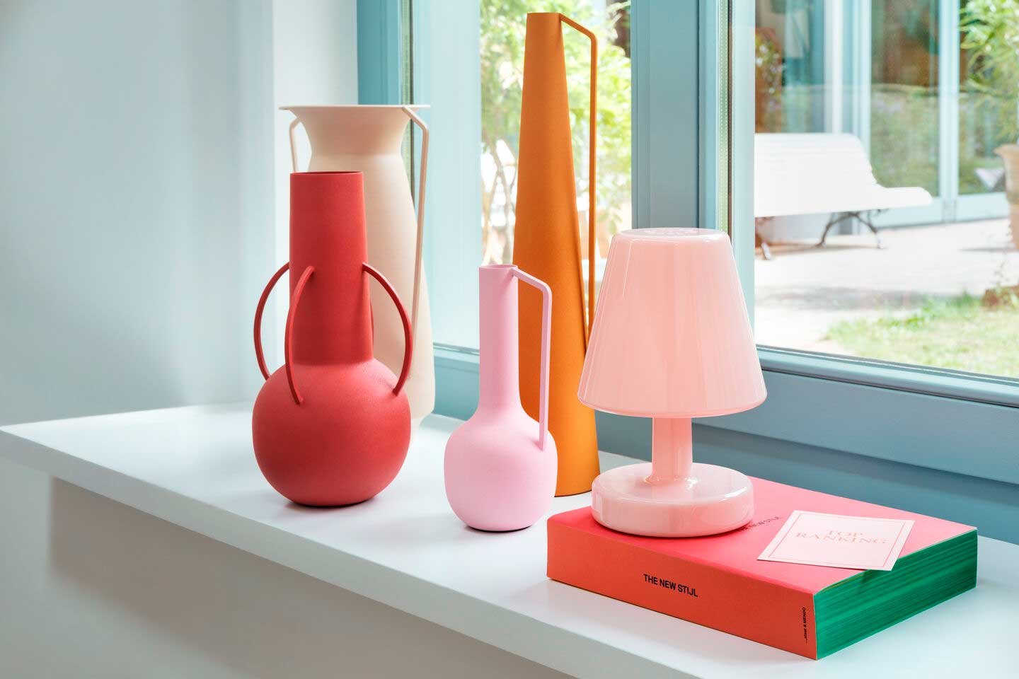 9149254 FATBOY EDISON THE AMBIANCE GENOPLADELIG BORDLAMPE SOFT PINK 5