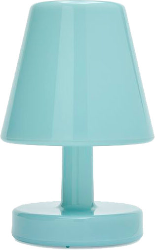 9149257 FATBOY EDISON THE AMBIANCE GENOPLADELIG BORDLAMPE POLAR BLÅ 1