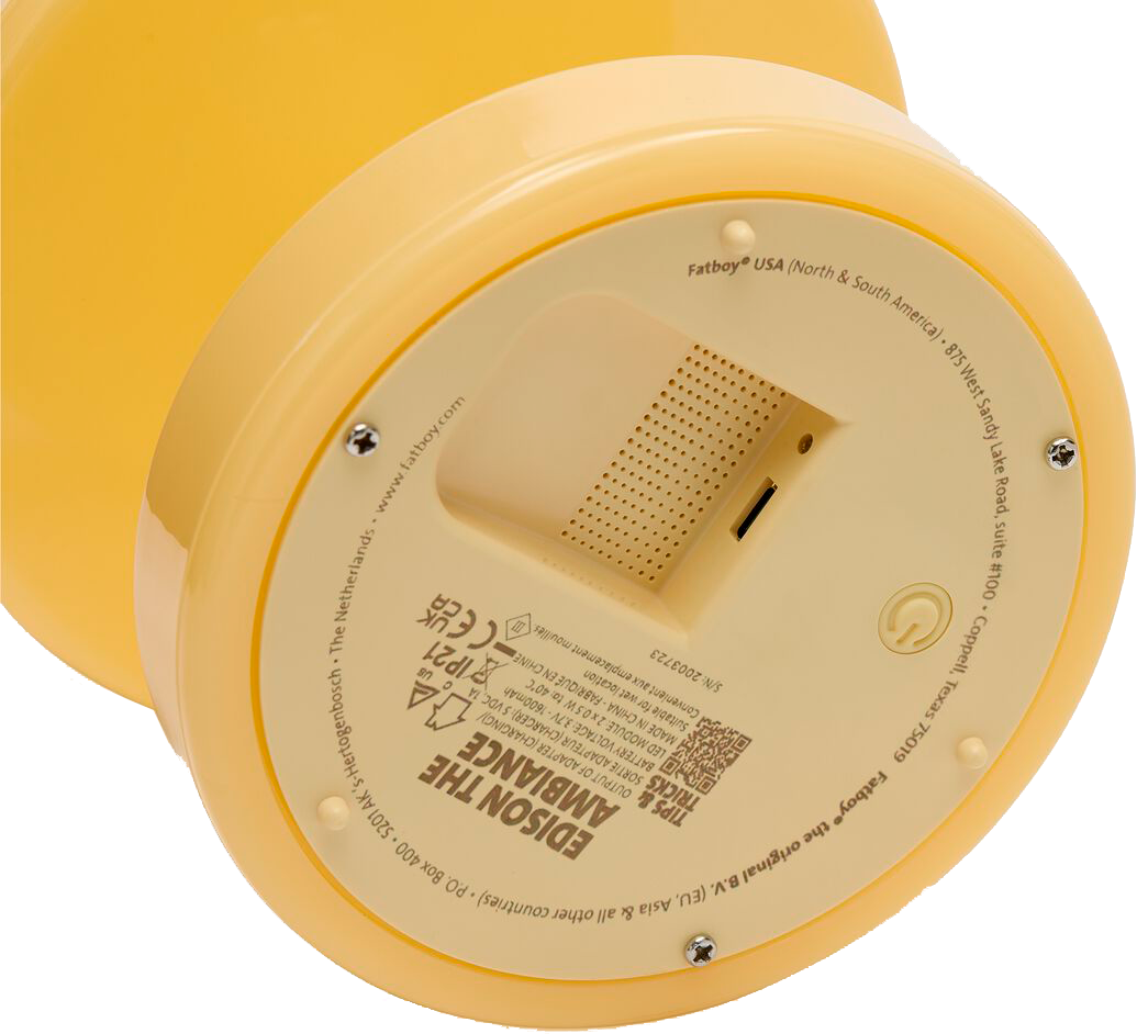 9149255 FATBOY EDISON THE AMBIANCE GENOPLADELIG BORDLAMPE LYSGUL 4