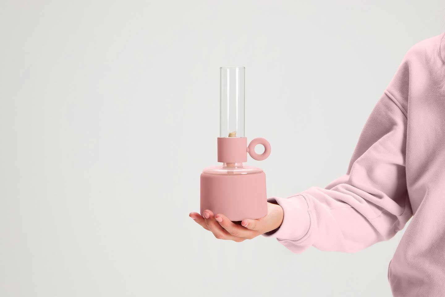 9149177 FATBOY FLAMTASTIQUE XS OLIE LAMPE SOFT PINK 4