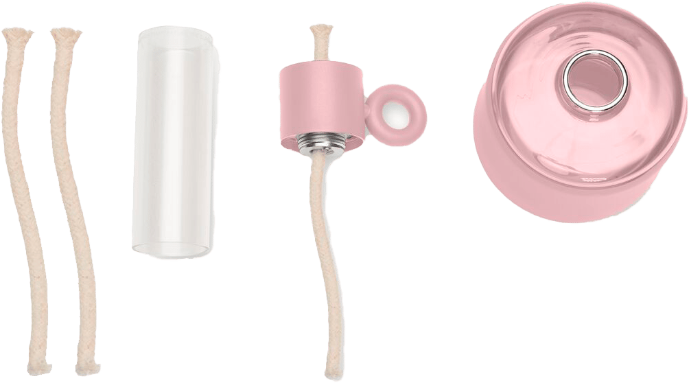 9149177 FATBOY FLAMTASTIQUE XS OLIE LAMPE SOFT PINK 3