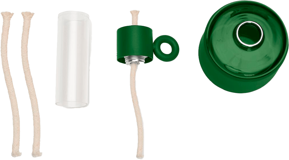 9149178 FATBOY FLAMTASTIQUE XS OLIE LAMPE DYB GRØN 3