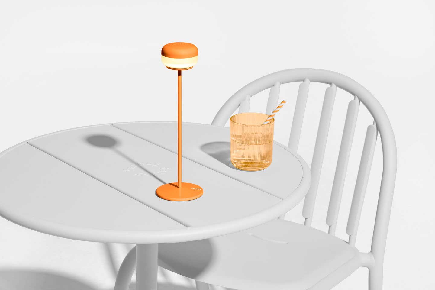 9149230 FATBOY CHEERIO BORDLAMPE TRÅDLØS SUNNY ORANGE 4