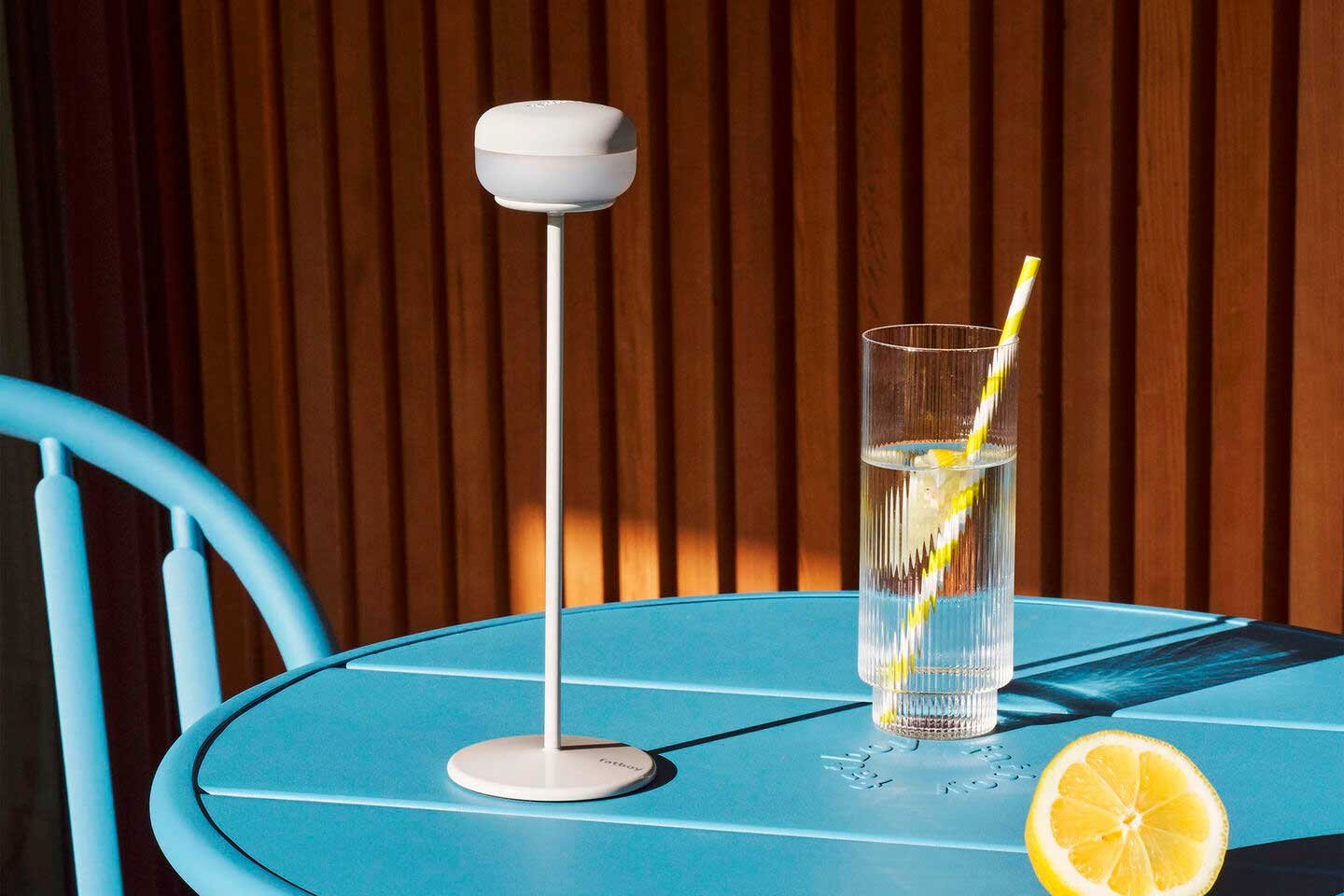9149228 FATBOY CHEERIO BORDLAMPE TRÅDLØS LYS GRÅ 5