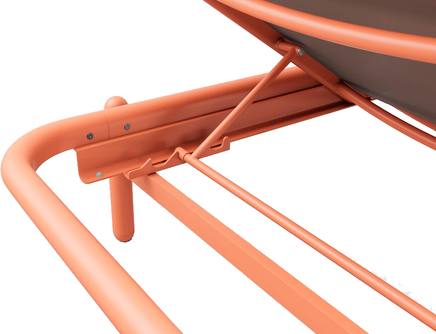 Fatboy Sunbun Daybed Terracotta Sahara Closeup 03 107618