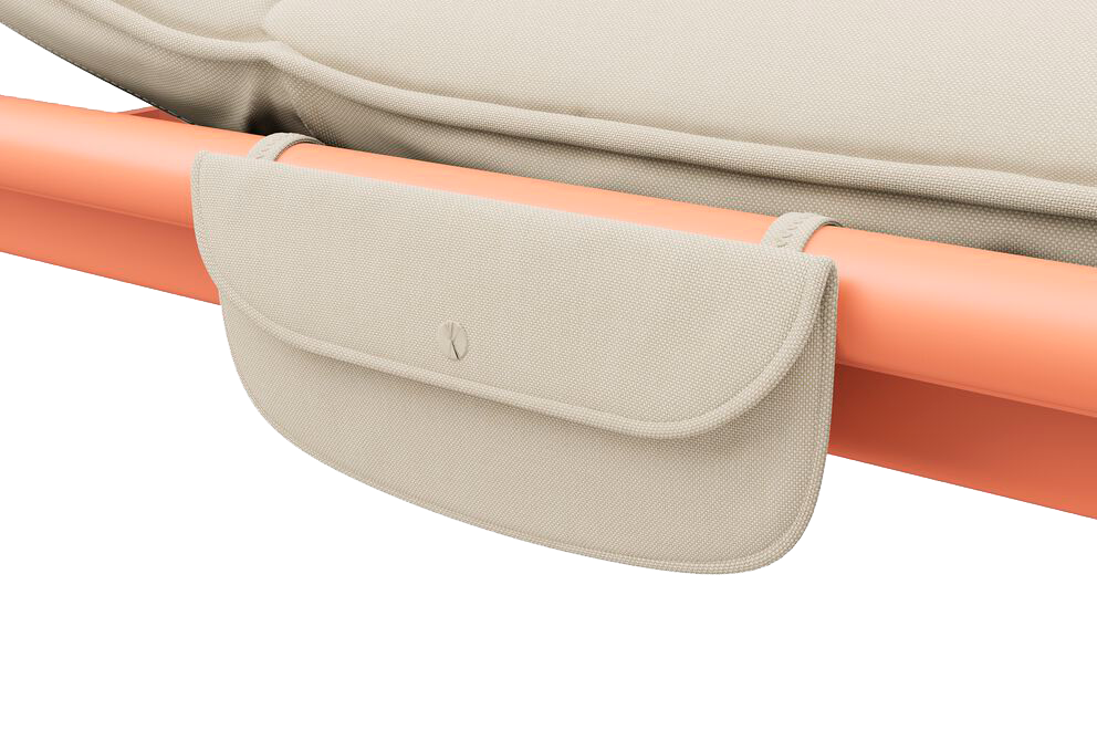 Fatboy Sunbun Daybed Terracotta Sahara Closeup 02 107618