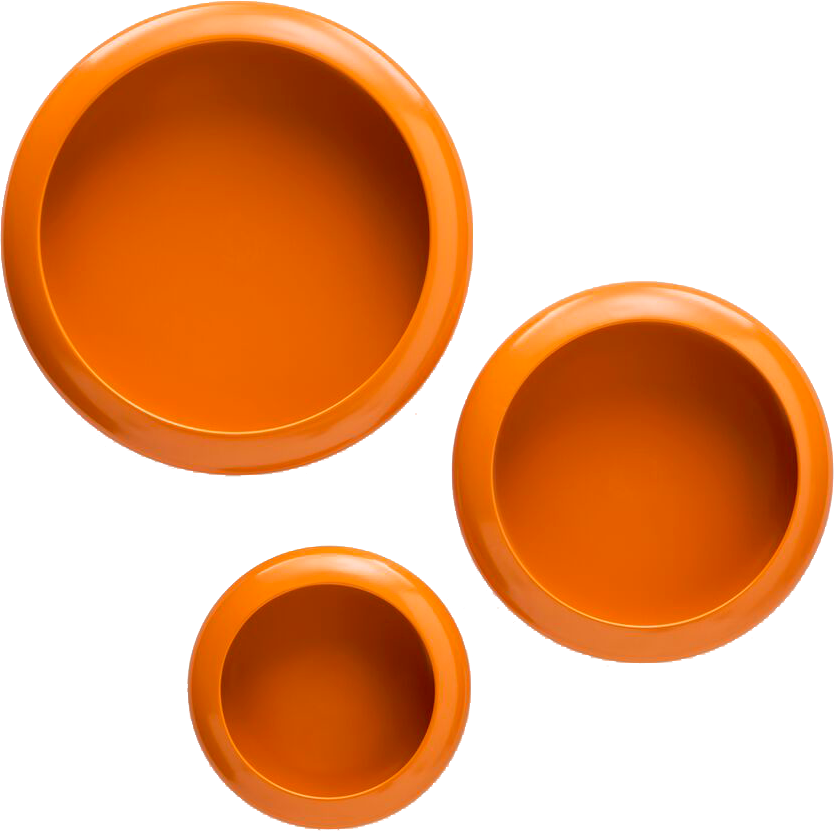 9149226 FATBOY OLOHA TRIO VÆGLAMPER SÆT MED 3 STK SUNNY ORANGE 3