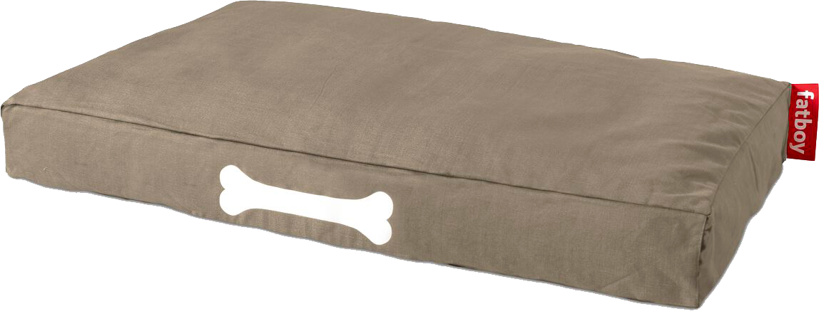 9149172 FATBOY DOGGIELOUNGE L CANVAS RECYCLED TAUPE GRÅ 1