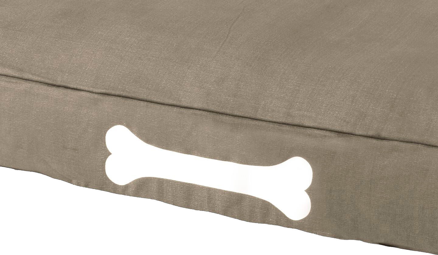 9149172 FATBOY DOGGIELOUNGE L CANVAS RECYCLED TAUPE GRÅ 2