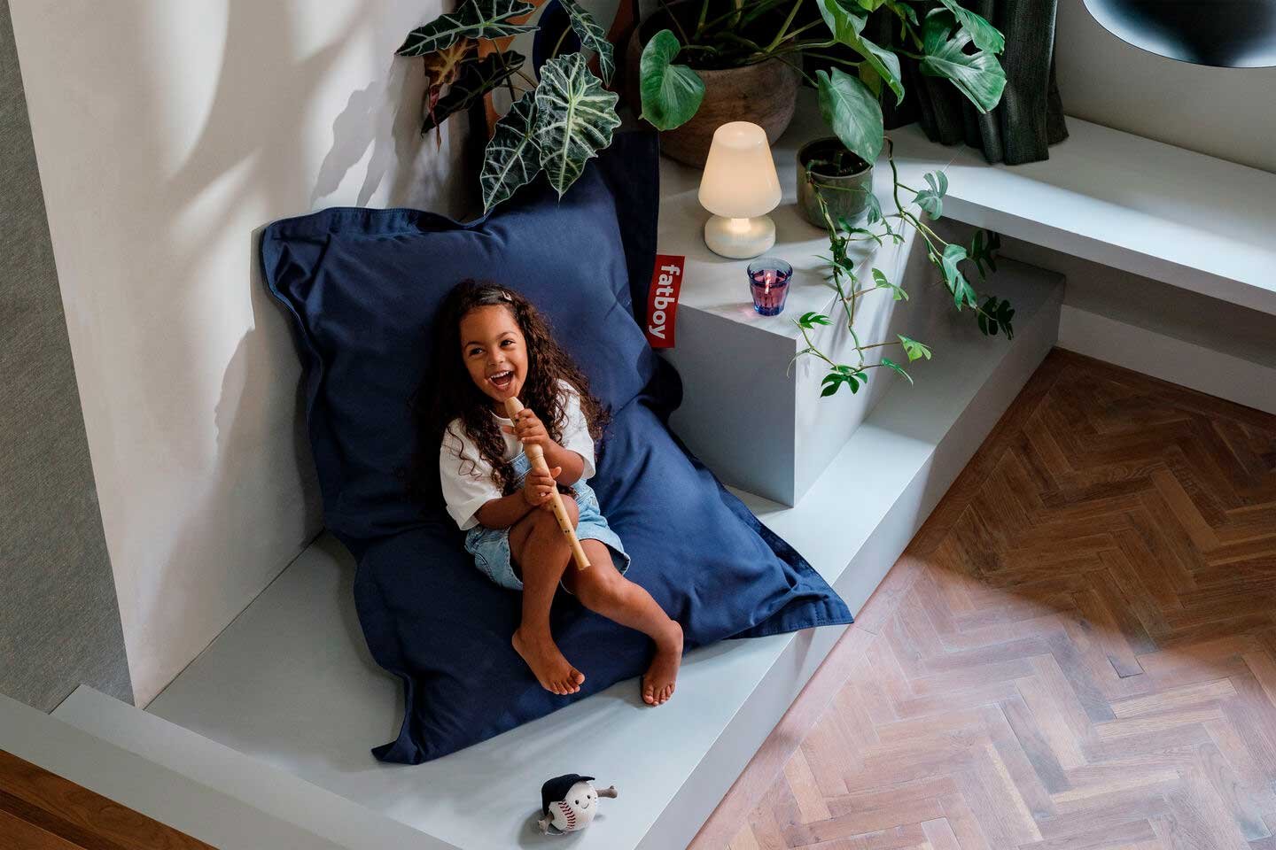 9149164 FATBOY JUNIOR CANVAS RECYCLED BØRNESÆKKESTOL CROWN 5