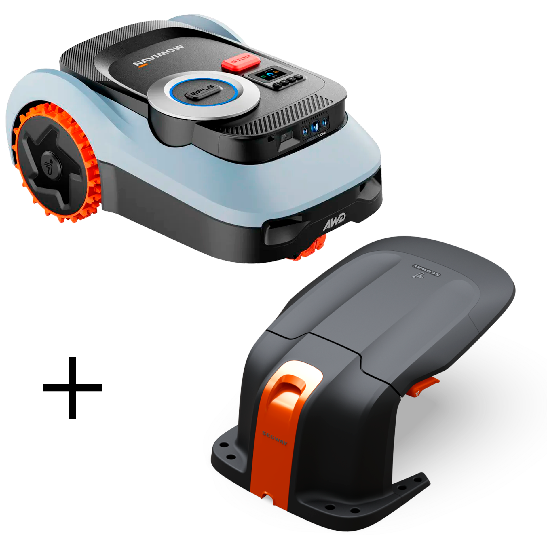 01204 NAVIMOW ROBOTPLÆNEKLIPPER I220e LIDAR PRO INKL. GARAGE 1