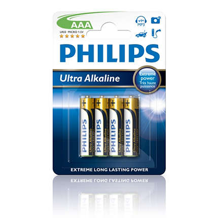1437234 PHILIPS ULTRA ALKALINE AAA