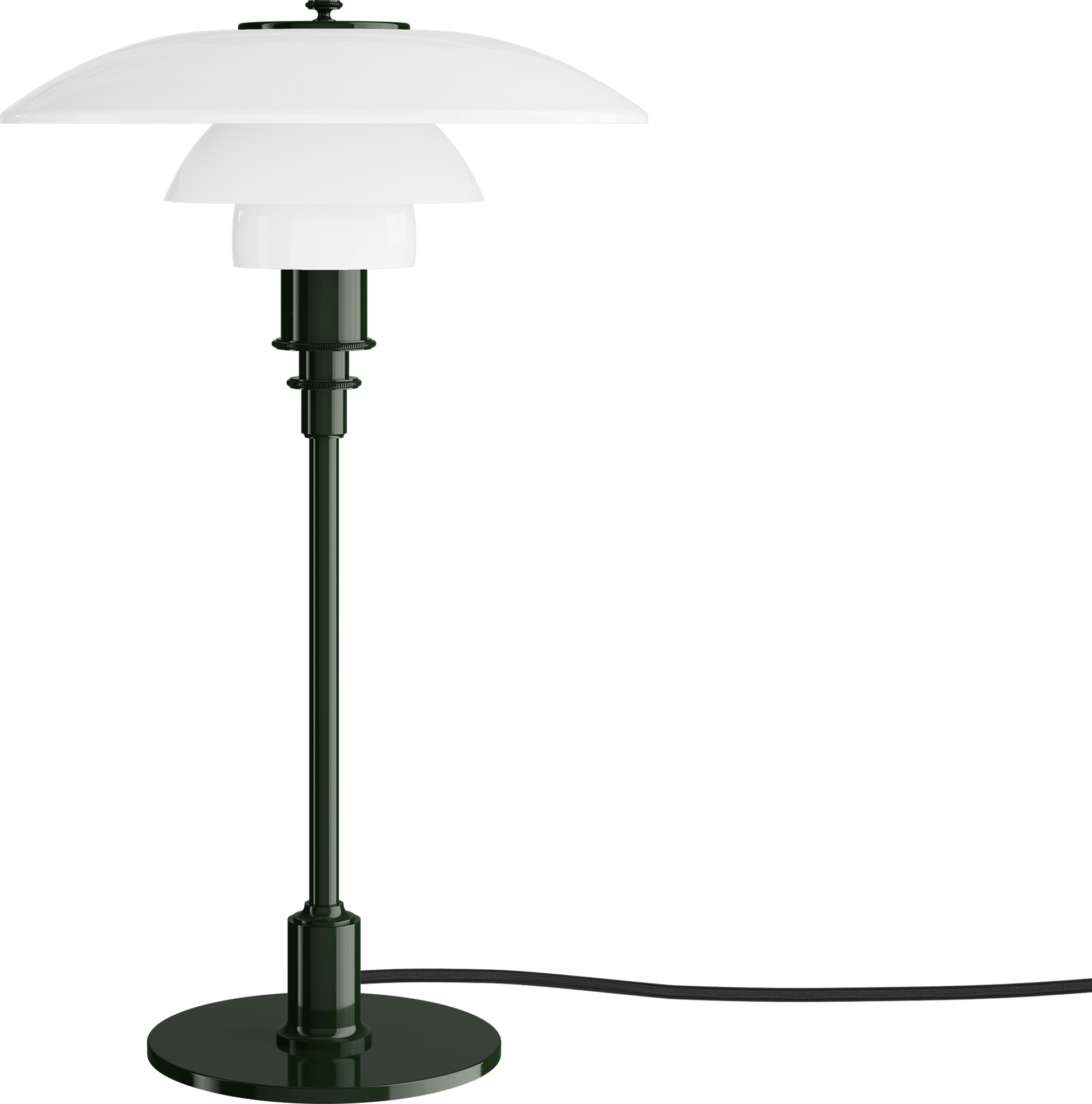 9150203 PH 3 2 Table Lamp Deep Green OFF