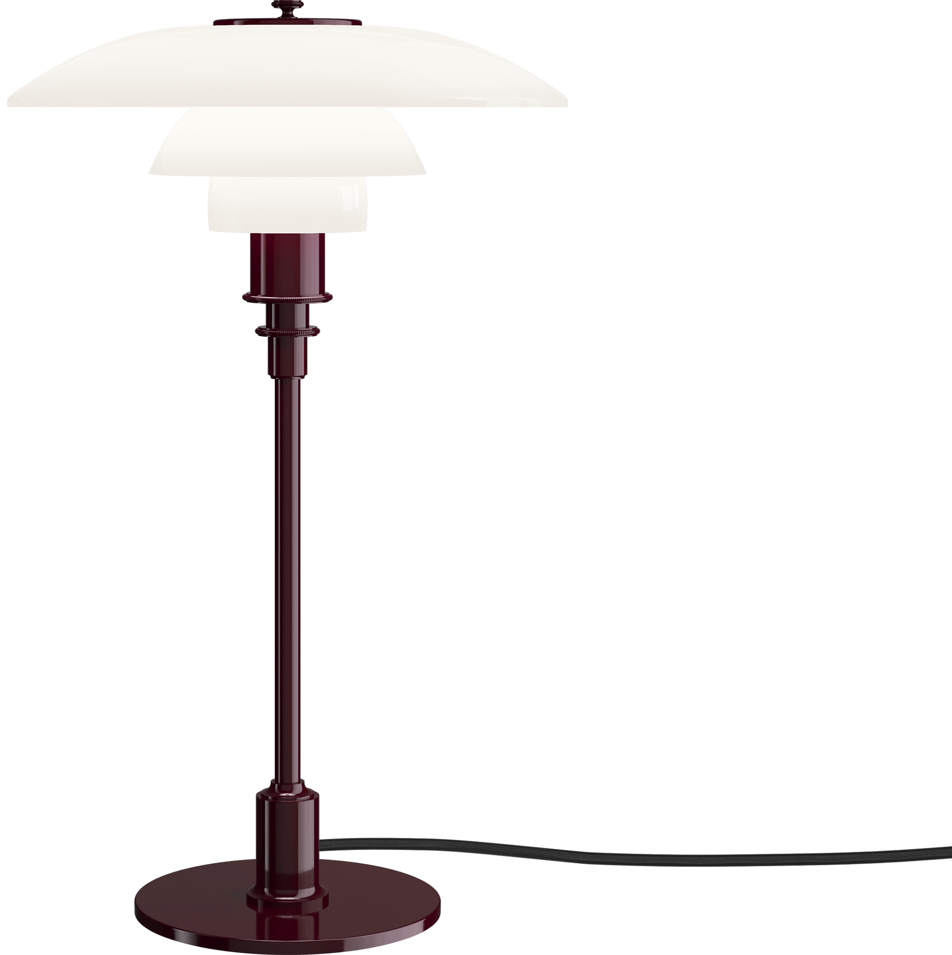 9150201 PH 3 2 Table Lamp Burgundy