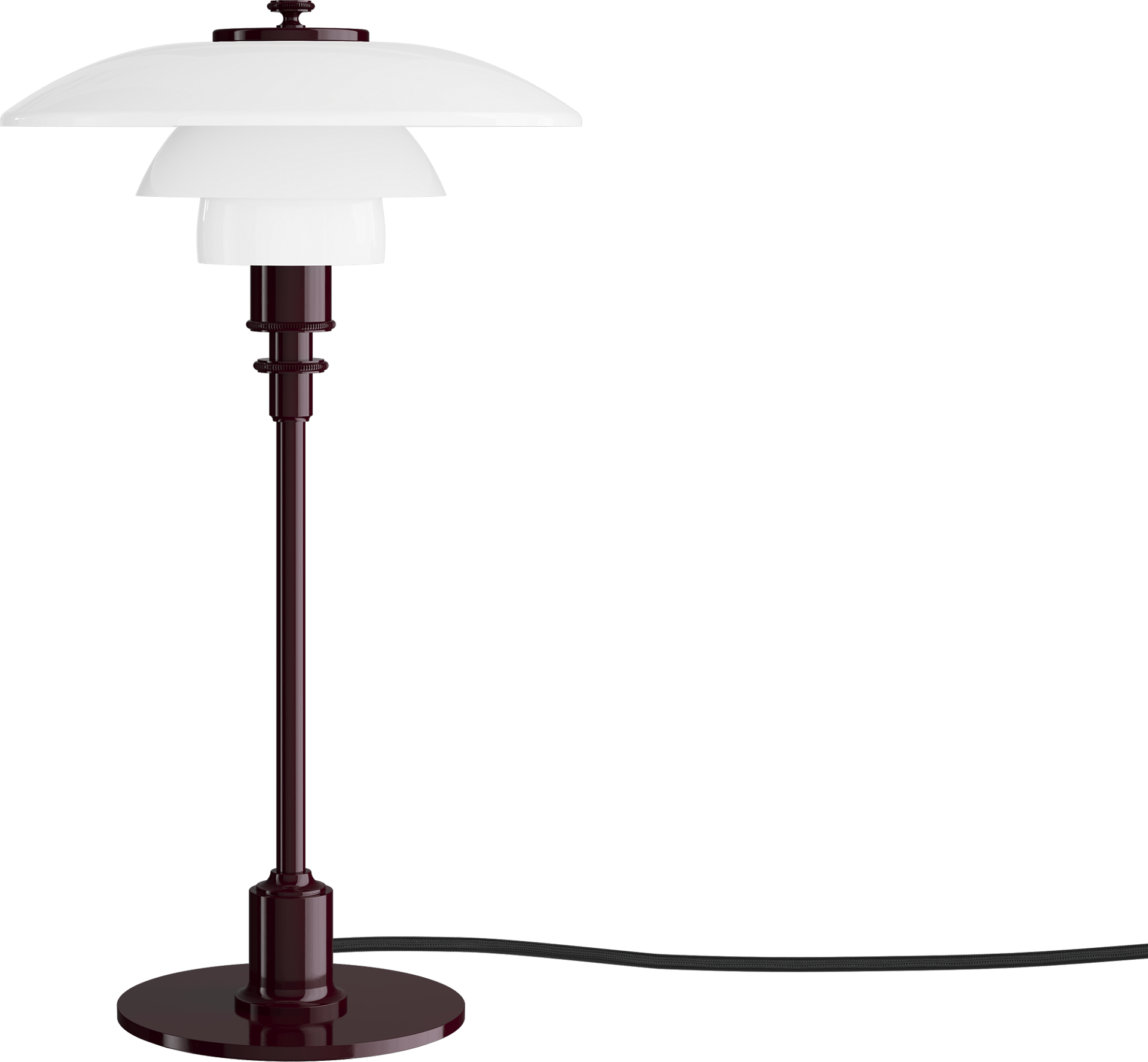9150196 PH 2 1 Table Lamp Burgundy OFF