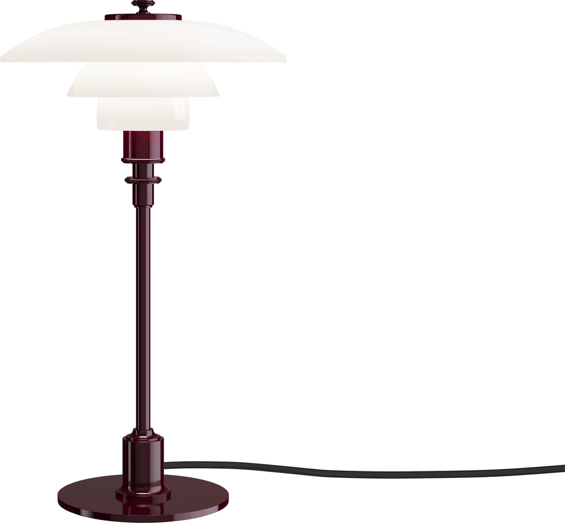 9150196 PH 2 1 Table Lamp Burgundy