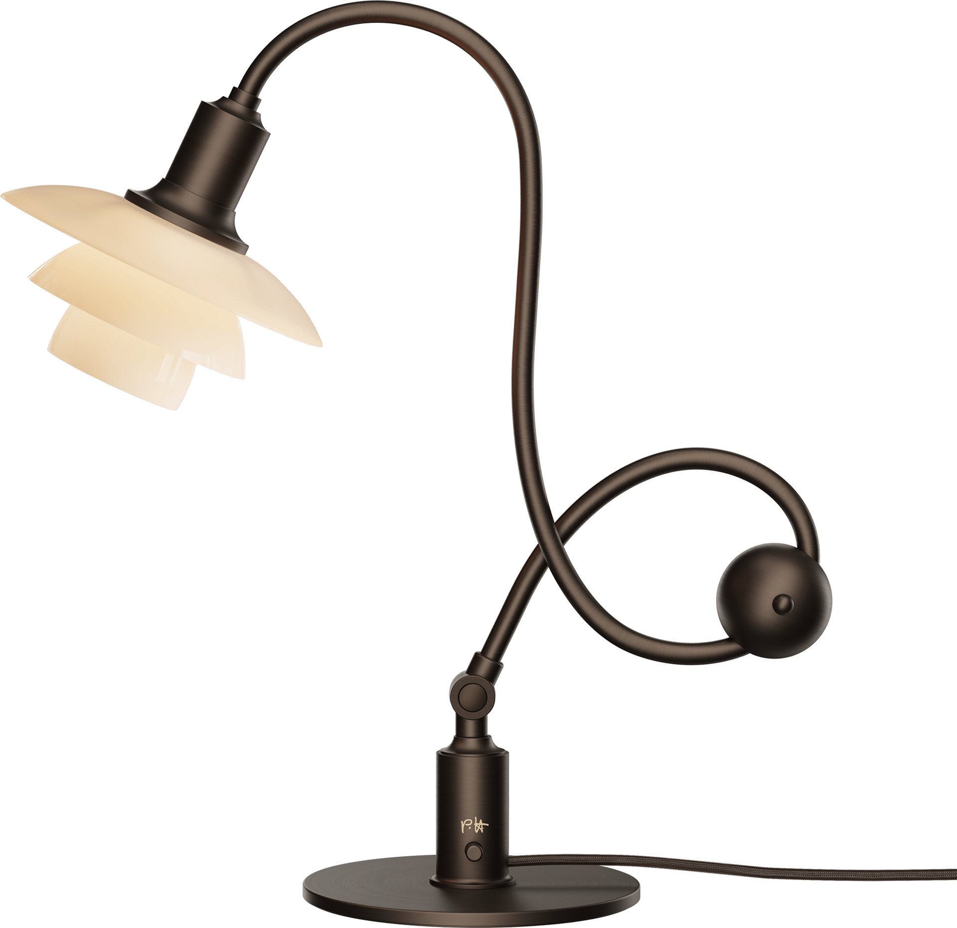 9150194 PH 1 1 Piano Table Lamp Angle