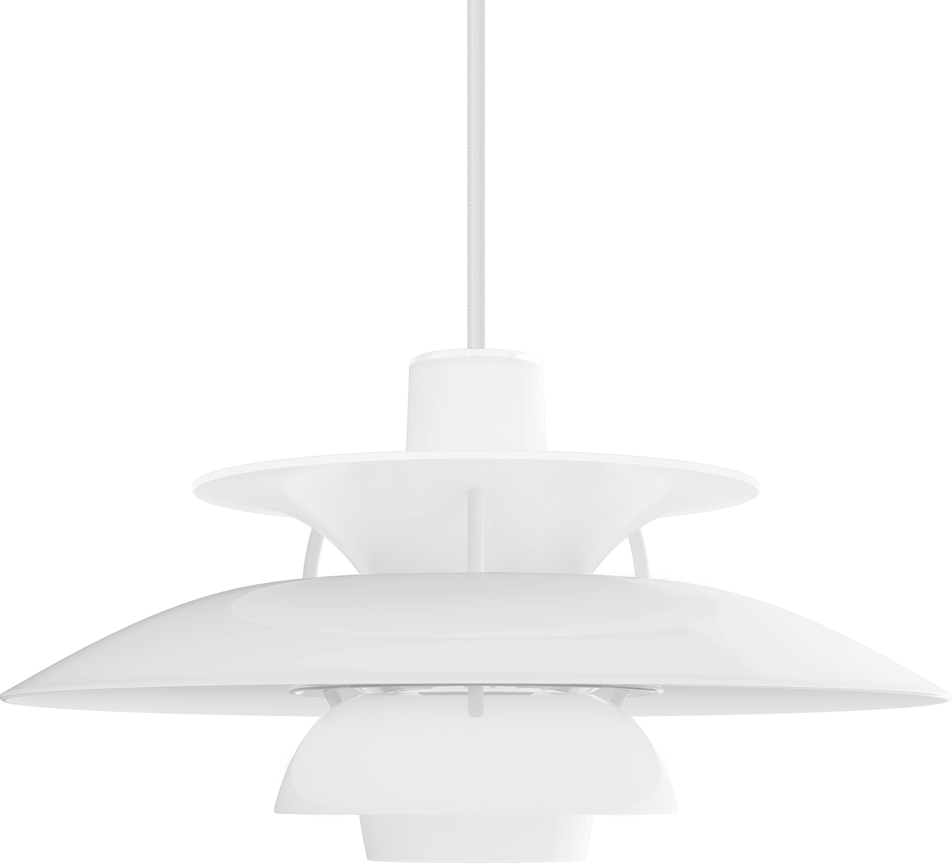 9150208 PH 5 320 Opal Pendant White OFF