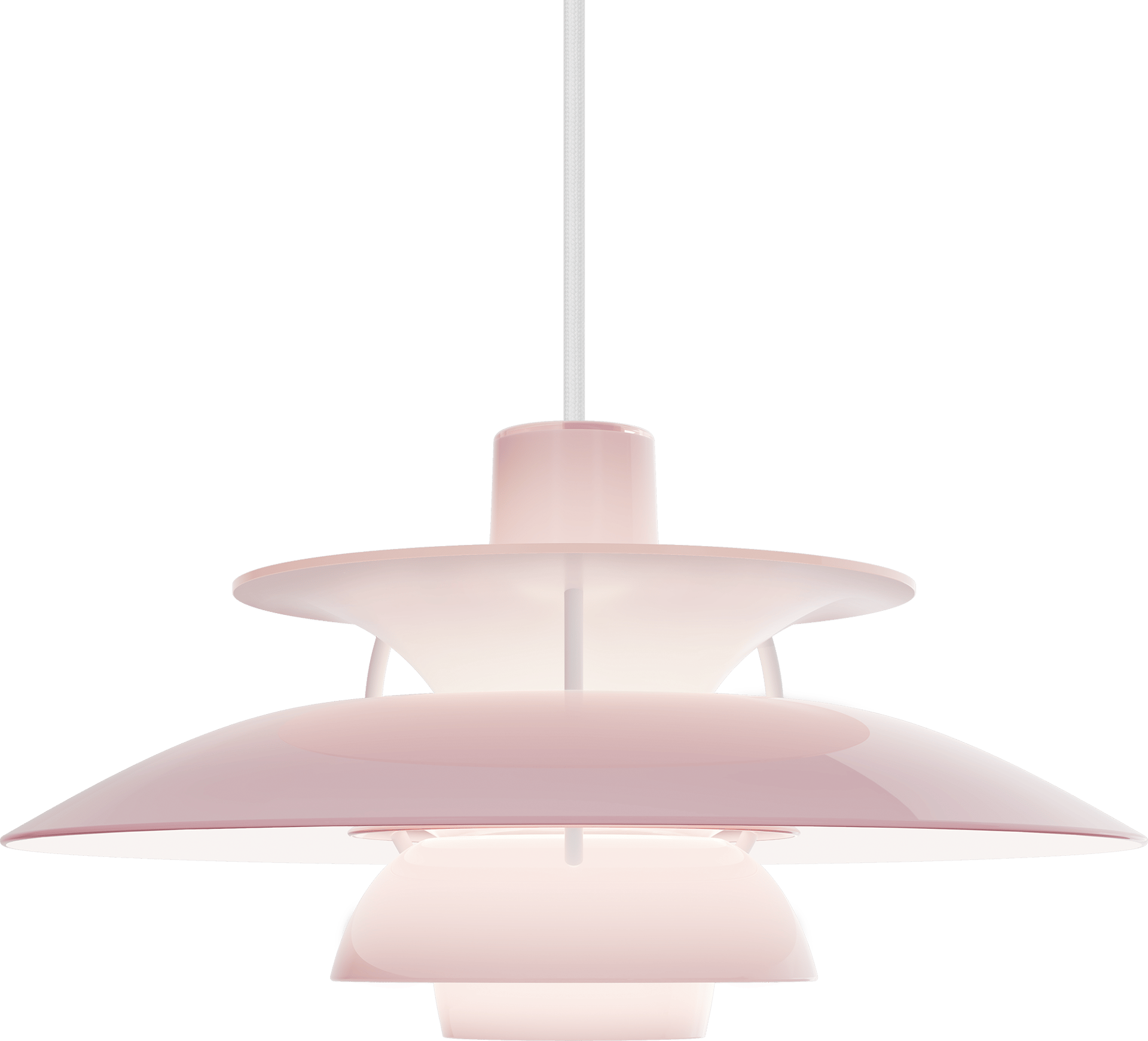9150207 PH 5 320 Opal Pendant Pale Rose