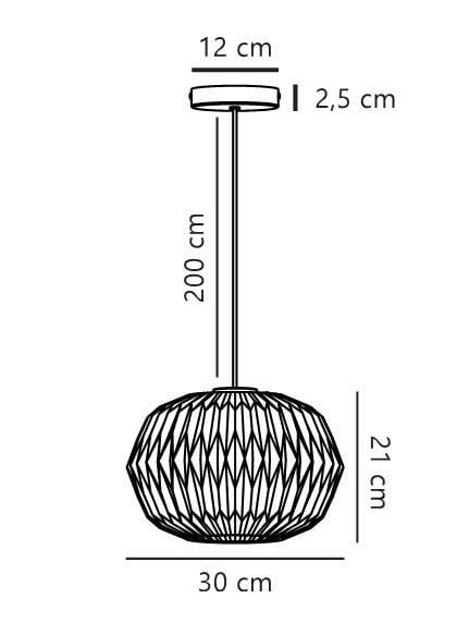 Nordlux Aviana Pendel Tegning P