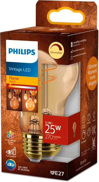 LED A60 25W 1800K E27 Amber SP DIM 1PF 4 PIM