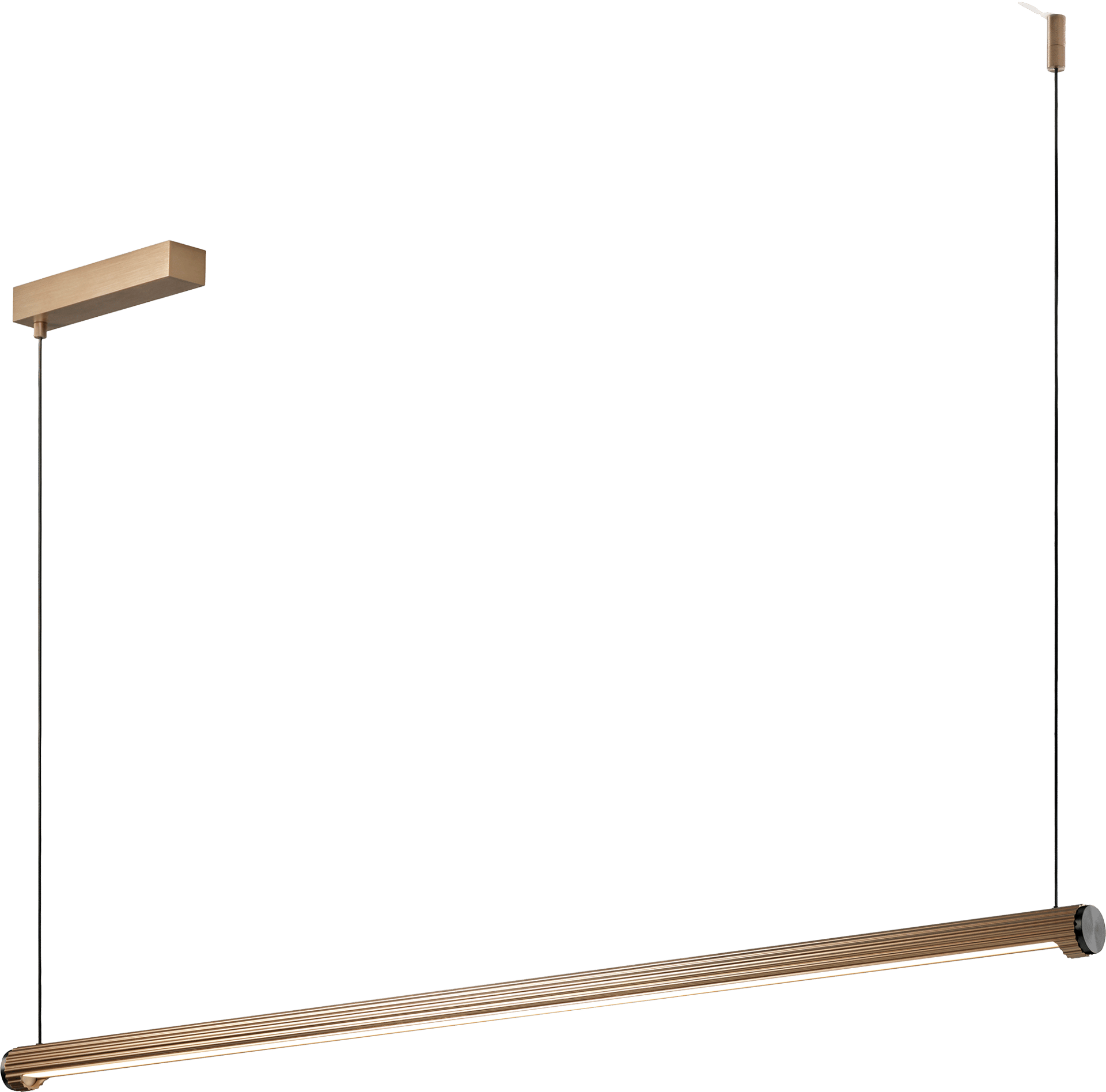 9150254 Velvet Pendant S1400 Brass+BLK 1 Wbackground