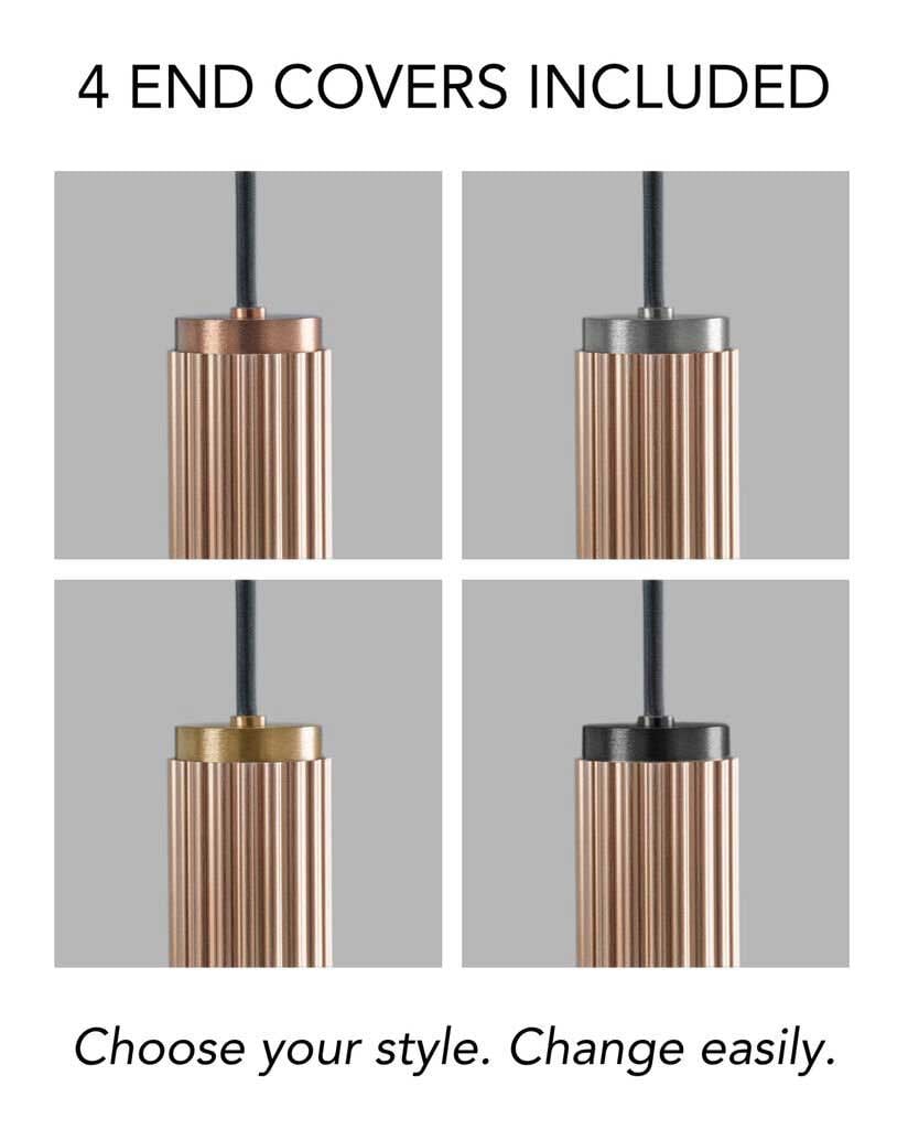 Velvet Vertical Pendant Rosegold (1)